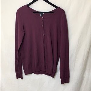 H&M basic button down cardigan